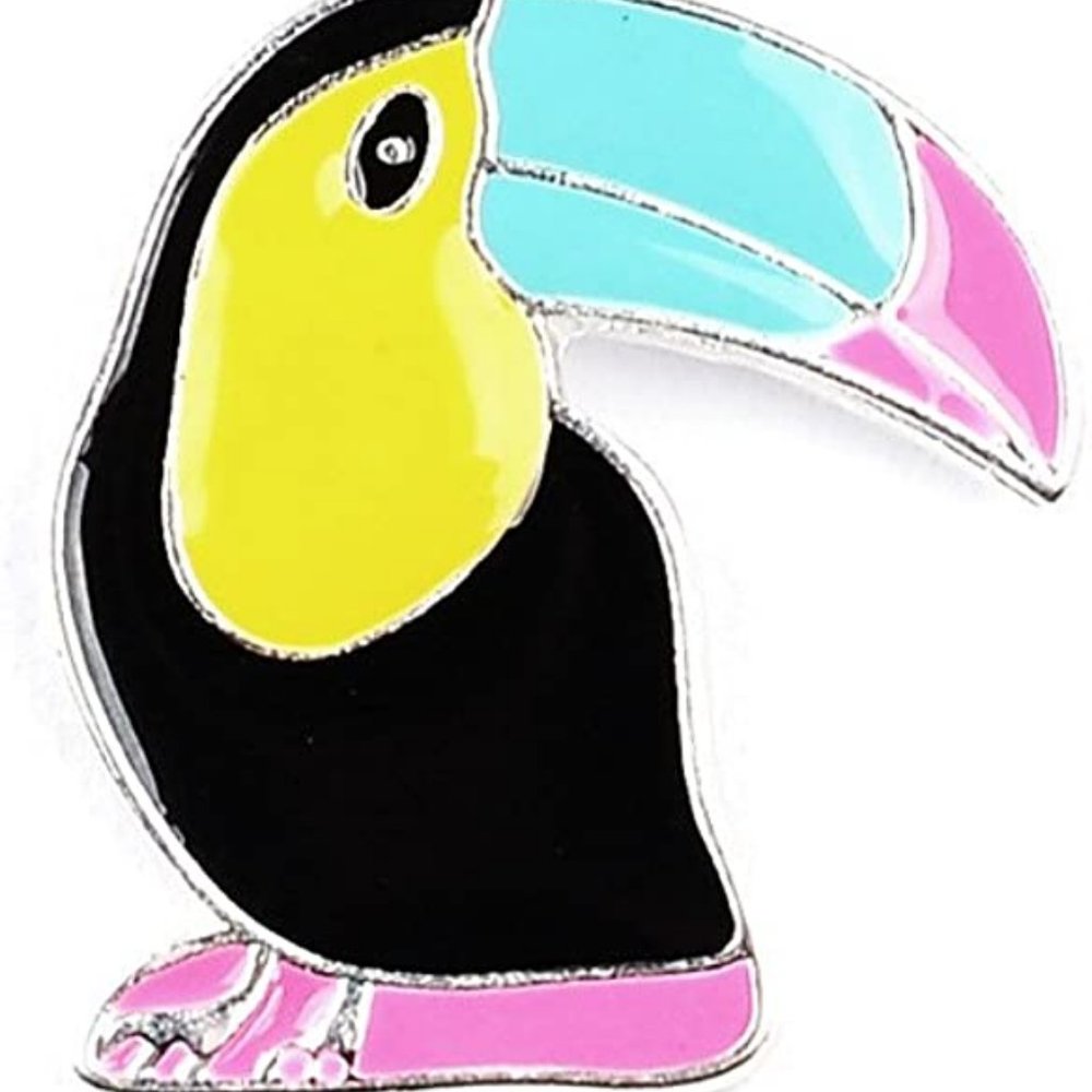 Tocan enamel lapel pin